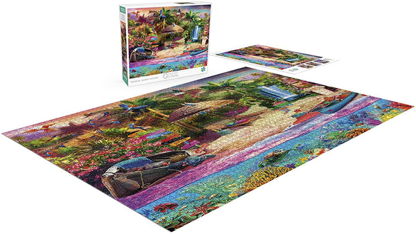 Buffalo Games - Tropical Island Holiday - 1500 Piece Jigsaw Puzzle