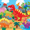 Peter Pauper Press - Dinosaurs Kids' Floor Puzzle Jigsaw Puzzle (48 Pieces)