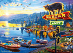 Buffalo Games - Darrell Bush - Big Bear Lodge - 1000Piece Jigsaw Puzzle