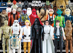 Star Wars - Vintage Action Figures - 1000 Piece Jigsaw Puzzle