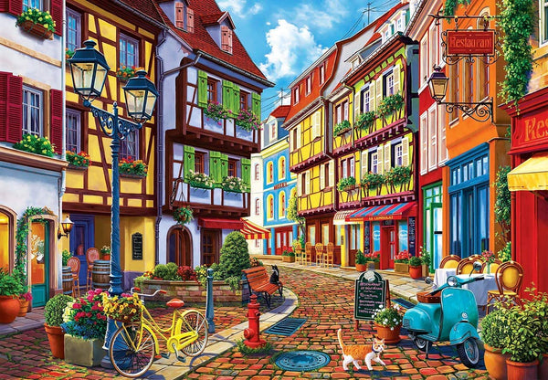 Anatolian - Cobblestone Alley Jigsaw Puzzle (500 Pieces)