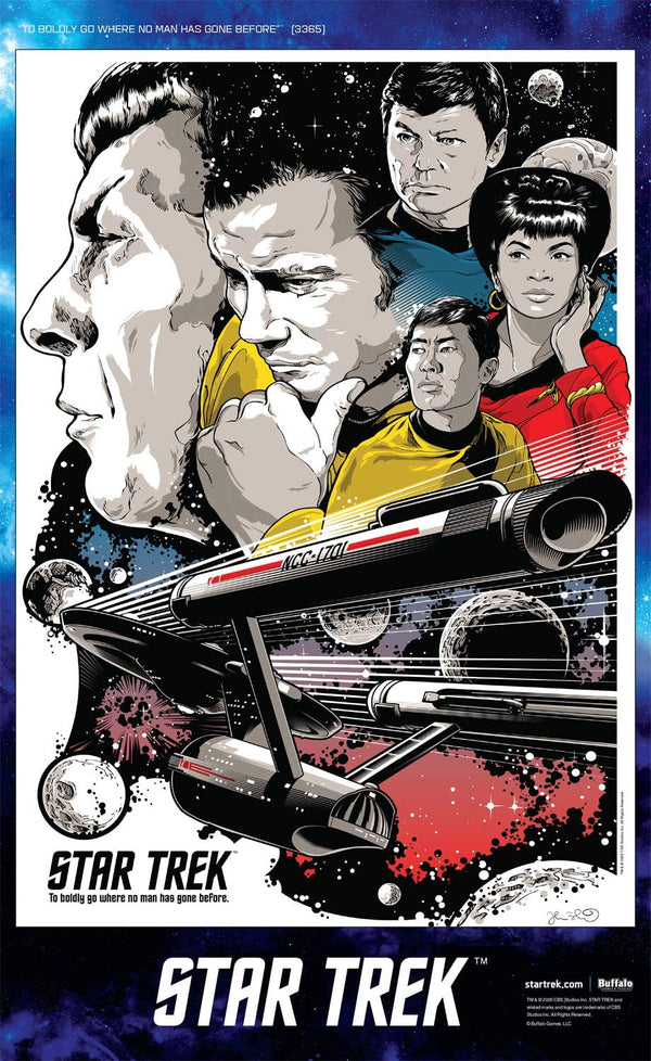 Buffalo Games - Star Trek - To Boldly Go Where No Man Has Gone Before - 500 Piece Jigsaw Puzzle