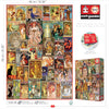 Educa - Art Nouveau Poster Collage Jigsaw Puzzle (1000 Pieces)
