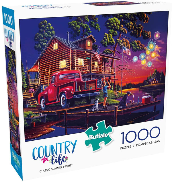 Buffalo Games - Geno Peoples - Classic Summer Night - 1000 Piece Jigsaw Puzzle