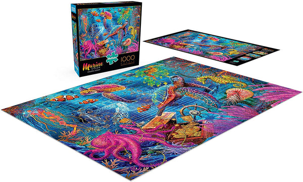 Buffalo Games - Colorful Ocean - 1000 Piece Jigsaw Puzzle