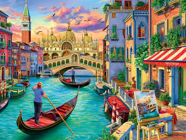 Buffalo Games - Sights of Venice - 750 Piece Jigsaw Puzzle