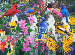 Buffalo Games - North American Songbirds - Gathering of Friends - 1000 Piece Jigsaw Puzzle