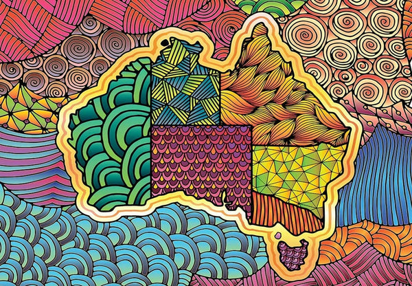 Funbox - Australia Flair Jigsaw Puzzle (1000 Pieces)