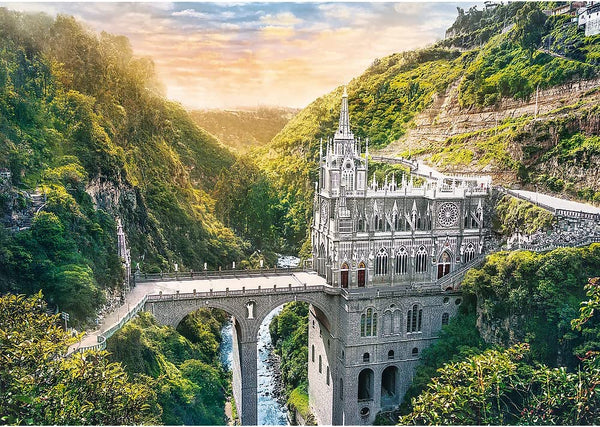 Trefl - Las Lajas Sanctuary Jigsaw Puzzle (1000 Pieces)