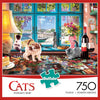 Buffalo Games - Cats Collection - Puzzler's Desk - 750 Piece Jigsaw Puzzle