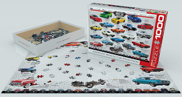 EuroGraphics Muscle Car Evolution Jigsaw Puzzle (1000-Piece)