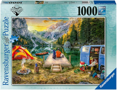 Ravensburger - Wanderlust Calm Campsite Jigsaw Puzzle (1000 Pieces)