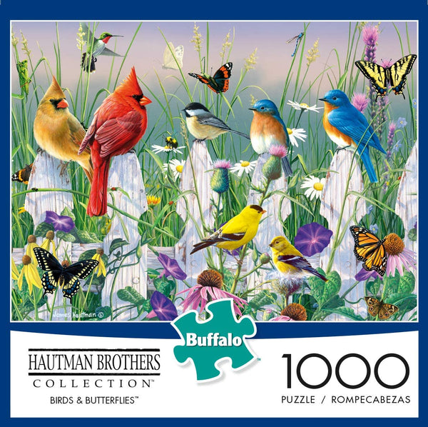 Buffalo Games - Hautman Brothers - Birds & Butterflies - 1000 Piece Jigsaw Puzzle