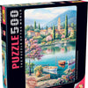 Anatolian - Village Lake Afternoon by Sung Kim Jigsaw Puzzle (500 Pieces)