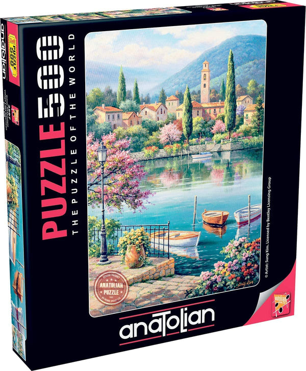 Anatolian - Village Lake Afternoon by Sung Kim Jigsaw Puzzle (500 Pieces)