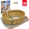 Cubic Fun - National Geographic 3D Model Puzzle - The Colosseum (Rome) Jigsaw Puzzle (131 Pieces)