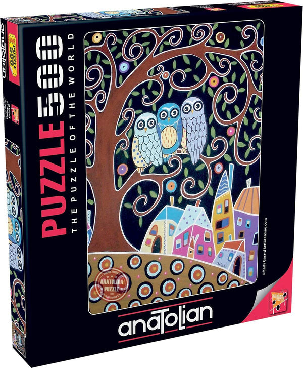 Anatolian - Three Owls Jigsaw Puzzle (500 Pieces)