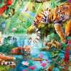 Buffalo Games - Tiger Lagoon - 300 Large Piece Jigsaw Puzzle