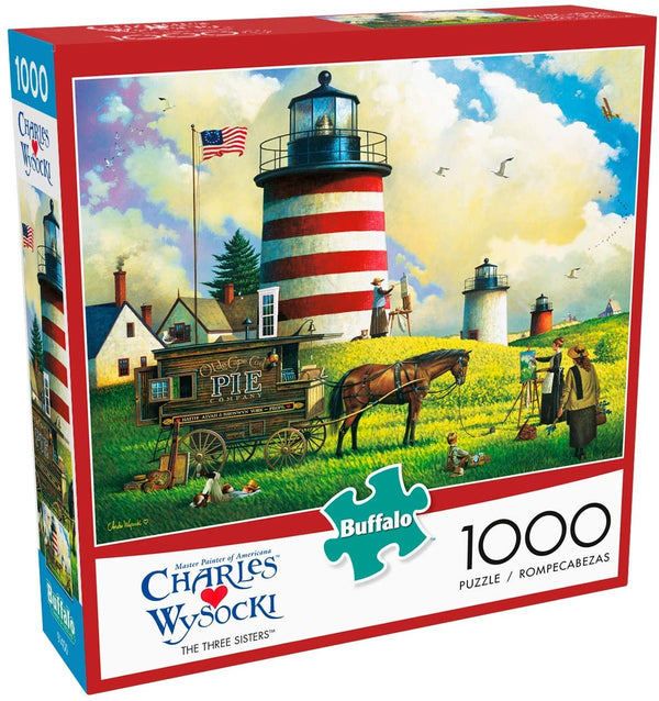 Buffalo Games - Charles Wysocki - The Three Sisters - 1000 Piece Jigsaw Puzzle