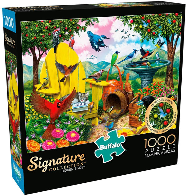 Buffalo Games - Signature Collection - Hidden Birds - 1000 Piece Jigsaw Puzzle