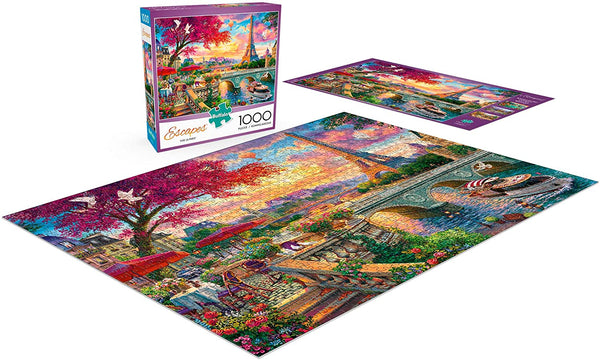 Buffalo Games - Escapes Collection - Vive la Paris - 1000 Piece Jigsaw Puzzle