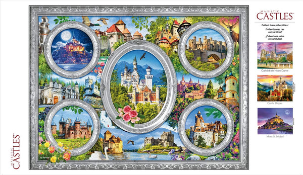 Buffalo Games - Majestic Castles - Enchanted Frame - 750 Piece Jigsaw Puzzle