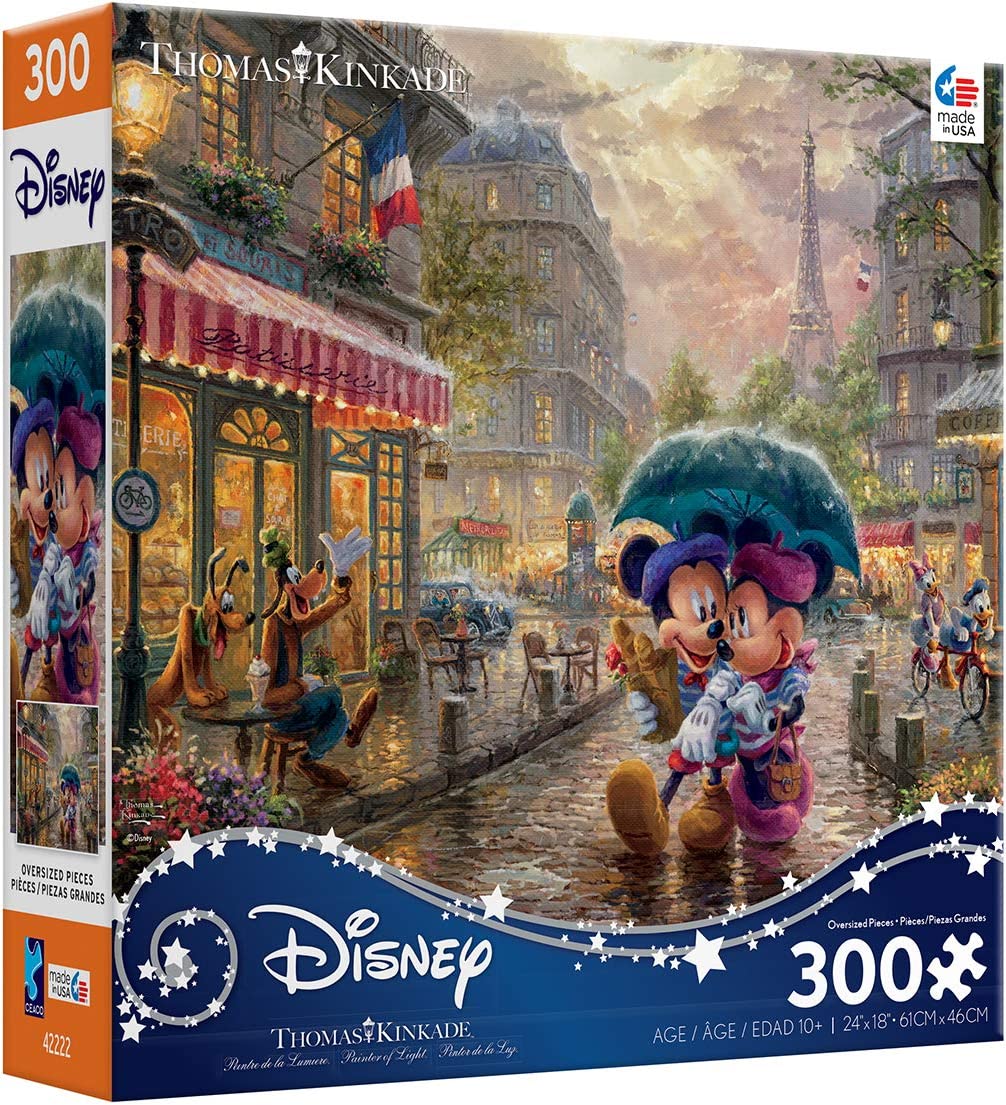 Ceaco - Mickey & Minnie in Paris XL by Thomas Kinkade Jigsaw Puzzle (3