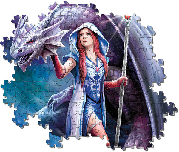 Clementoni - Anne Stokes - Dragon Mage Jigsaw Puzzle (1000 pieces) 39525