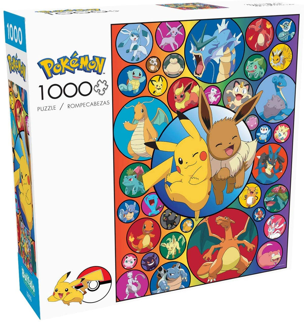 Buffalo Games - Pokemon - Pokemon Bubbles - 1000 Piece Jigsaw Puzzle ...