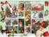 Bits and Pieces - 500 Piece Jigsaw Puzzle - Vintage Christmas - Holiday Postcard by Artist Finchley Paper Arts Ltd.
