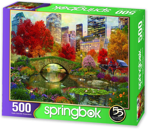 Springbok - Central Park Paradise - 500 Piece Jigsaw Puzzle - 23.5