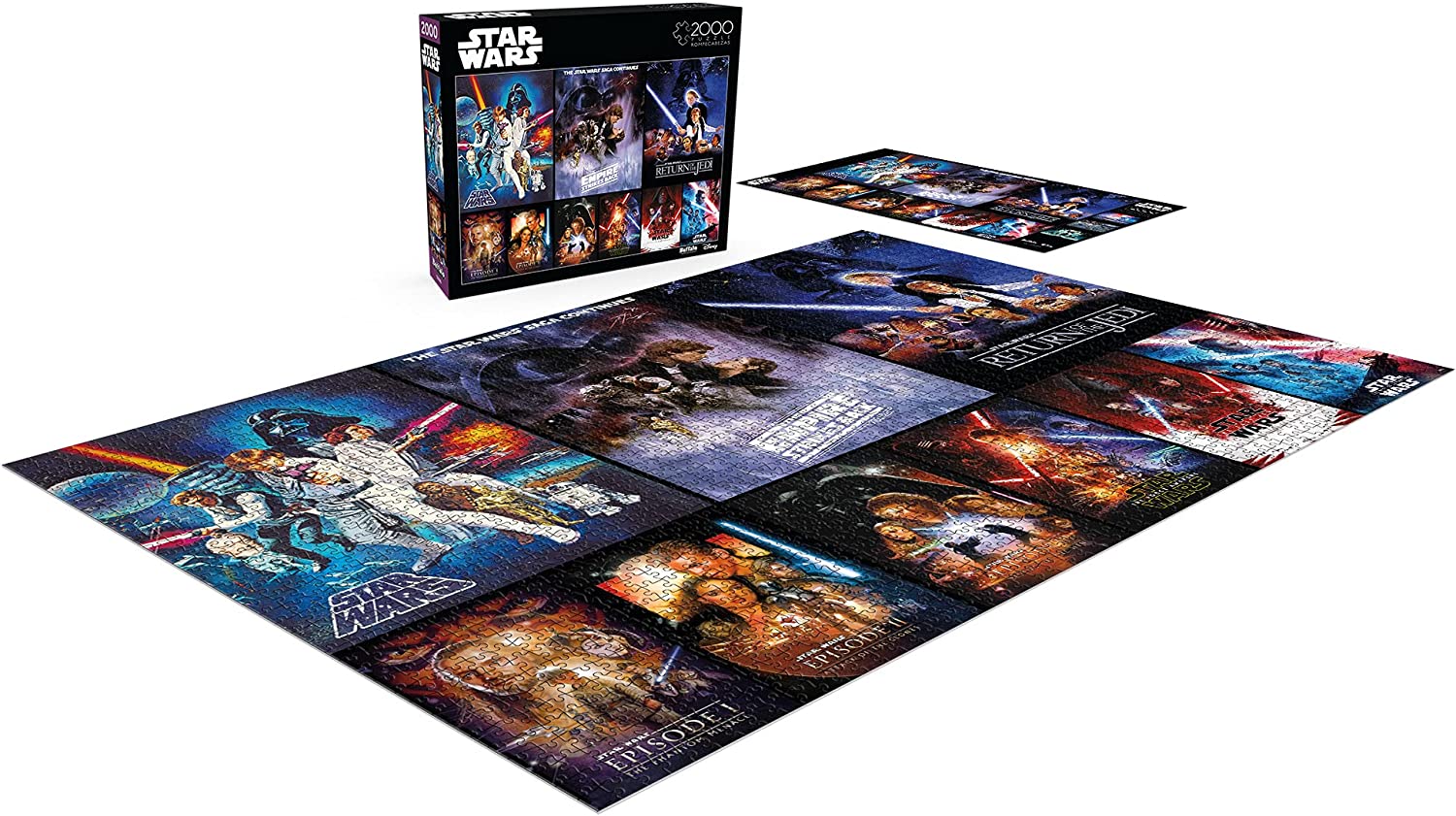 Buffalo Games Star Wars Skywalker Saga Posters Jigsaw Puzzle 2000 buffalo-games-star-wars-skywalker-saga-posters-jigsaw-puzzle-2000
