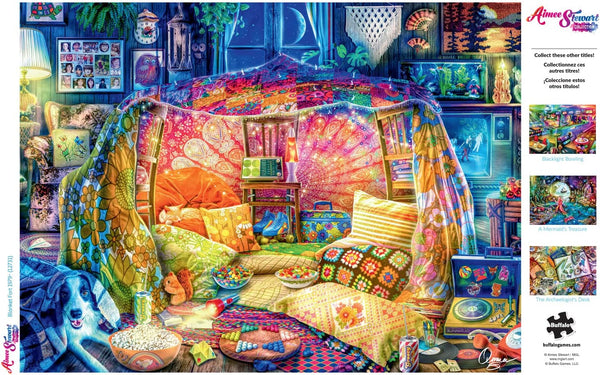 Buffalo Games - Blanket Fort 1979 by Aimee Stewart Jigsaw Puzzle (1000 Pieces)