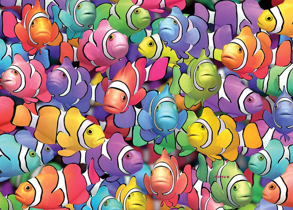 Cheatwell Games - Double-trouble Clownfish by Royce McClure Jigsaw Puzzle (500 Pieces)