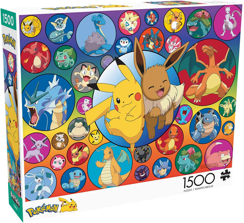 Buffalo Games - Pokemon Bubbles - 1500 Piece Jigsaw Puzzle | I Love Puzzles