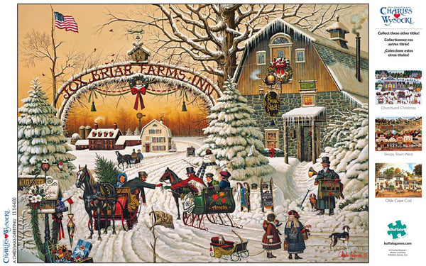 Buffalo Games - Charles Wysocki - A Christmas Greeting - 1000 Piece Jigsaw Puzzle