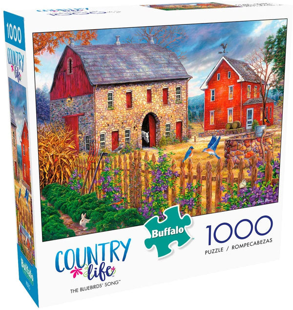 Buffalo Games - Bluebirds Song - 1000 Piece Jigsaw Puzzle