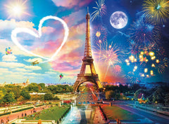 Buffalo Games - Night &amp; Day Collection - Paris Love - 1000 Piece Jigsaw Puzzle