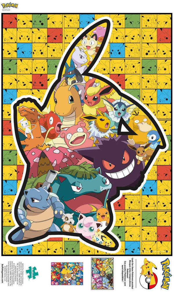 Buffalo Games - Pokemon - Pikachu Silhouette - 500 Piece Jigsaw Puzzle