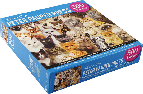 Peter Pauper Press - All The Cats Jigsaw Puzzle (500 Pieces)