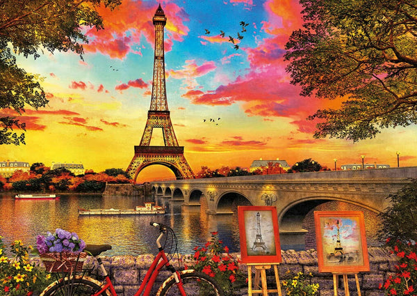 Educa - Sunset in Paris Jigsaw Puzzle (3000 Pieces)