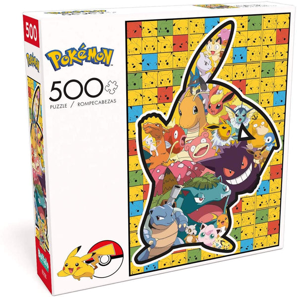 Buffalo Games - Pokemon - Pikachu Silhouette - 500 Piece Jigsaw Puzzle