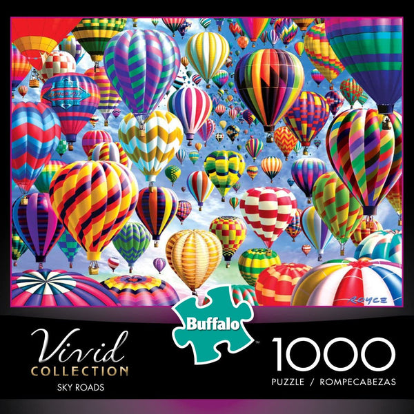 Buffalo Games Vivid Collection - Sky Roads - 1000 Piece Jigsaw Puzzle