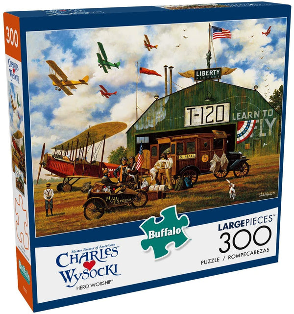 Buffalo Games - Charles Wysocki - Hero Worship - 300 Large Piece Jigsaw Puzzle