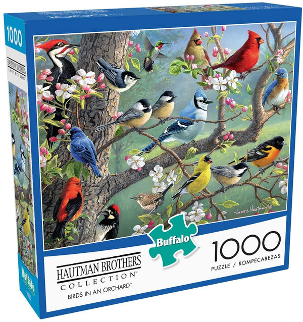 Buffalo Games - Hautman Brothers - Birds in an Orchard - 1000 Piece Jigsaw Puzzle