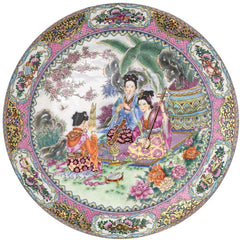 Bits and Pieces - 1000 Piece Round Puzzle - Melodious Garden, Geisha - - 1000 pc Jigsaw