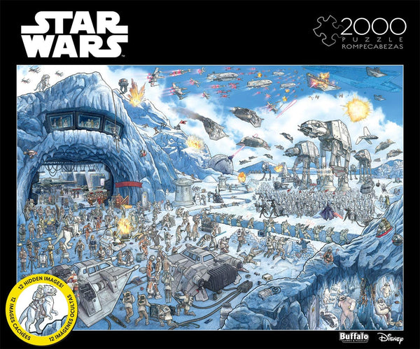 Star Wars - Search Inside: Battle of Hoth - 2000 Piece Jigsaw Puzzle