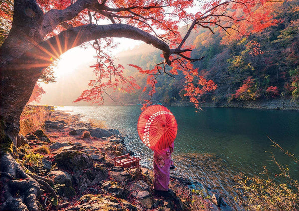 Educa - Sunrise in Katsura River Japan Jigsaw Puzzle (1000 Pieces)