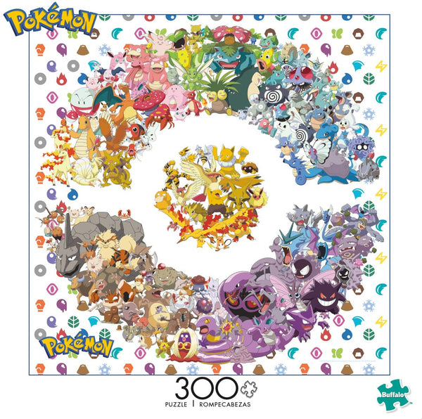 Buffalo Games - Pokemon - Kanto Edition - 300 Large Piece Jigsaw Puzzle