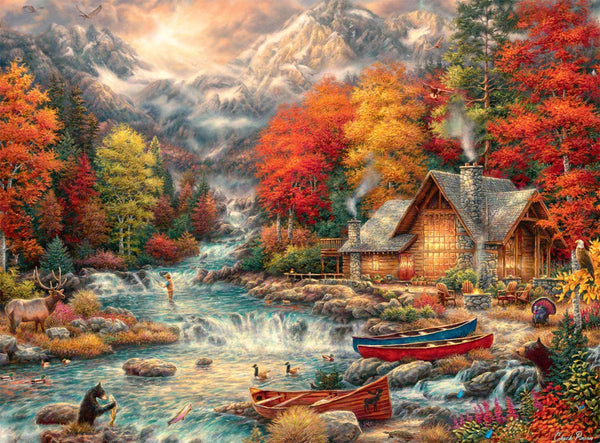 Buffalo Games - Treasures of The Great Outdoors with Hidden Images by Chuck Pinson Jigsaw Puzzle (1000 Pieces)